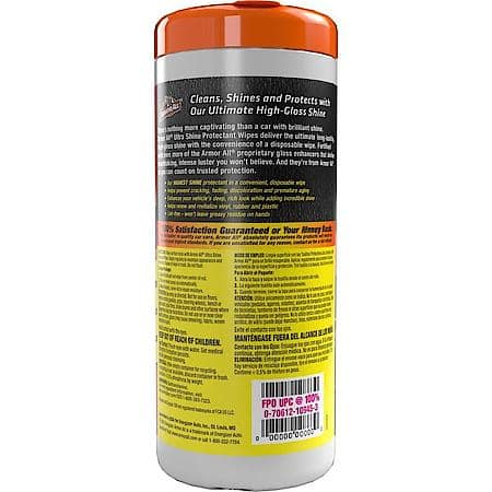 Ultra Shine Protectant Wipes, 20 Count