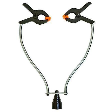 Double Arm Holding Clamp With Magnet Base