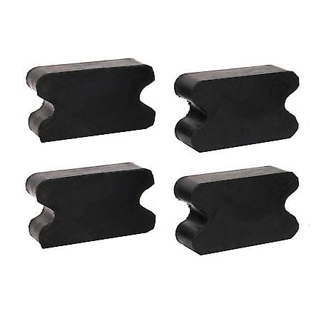 4-Pack Rubber Rear Coil Spring Boosters, Heavy Duty, 2 1/2" Lift