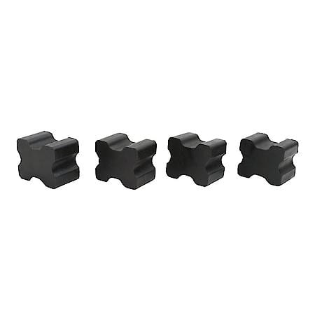 4-Pack Rubber Front Coil Spring Boosters: Restores Ride Height