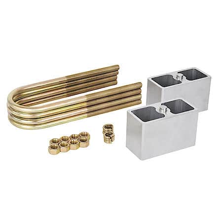 3" Lift/Lower Block Kit with Round U-Bolts