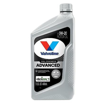 Advanced Full Synthetic 0W-20 Engine Oil, Maximizes Engine Life, 1 Quart