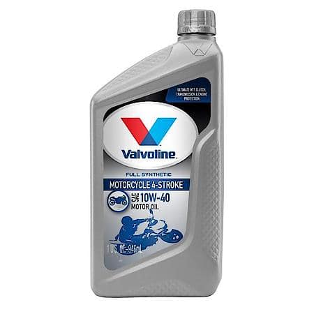 4-Stroke Motorcycle 10W-40 Full Synthetic Motor Oil, Maximizes Power, 1 Quart