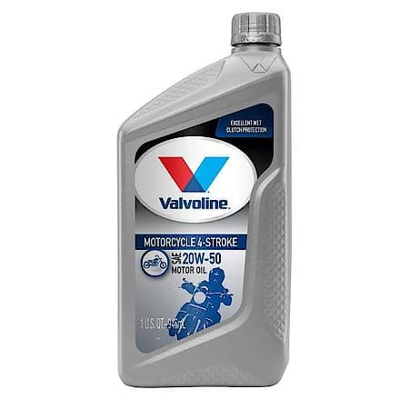 4-Stroke 20W-50 Full Synthetic Motorcycle Oil, Maximizes Power & Acceleration, 1 Quart