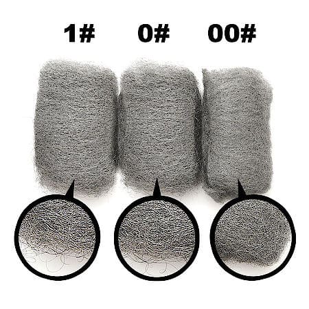 Body Repair Steel Wool, 3 Grade Pads Included
