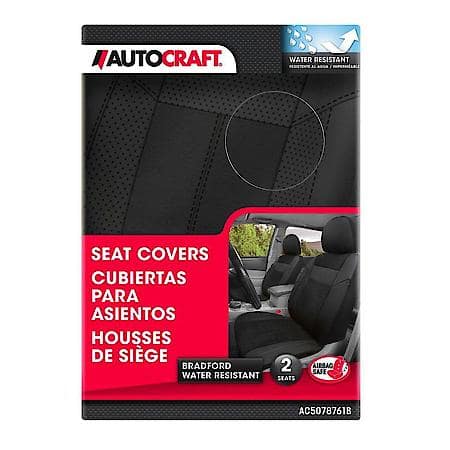 Seat Covers, Bradford Waterproof, Black