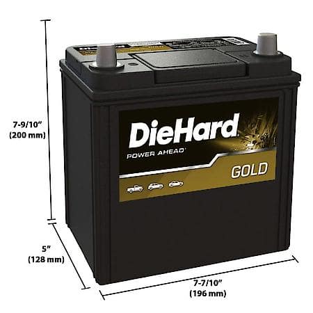 Battery: 151R Group Size, 410 CCA, 510 CA, 57 Minute Reserve Capacity