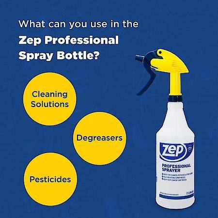 Heavy Duty Spray Bottle with Adjustable Pattern & Measuring Lines