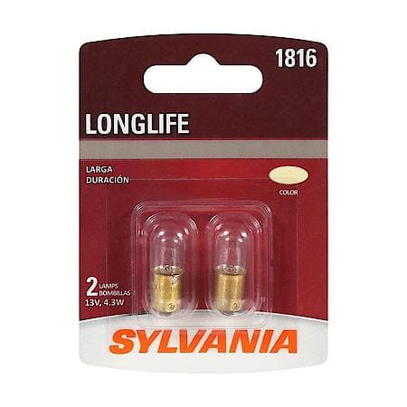 1816 Long Life: Mini Bulb, Standard Performance, 2 Pack