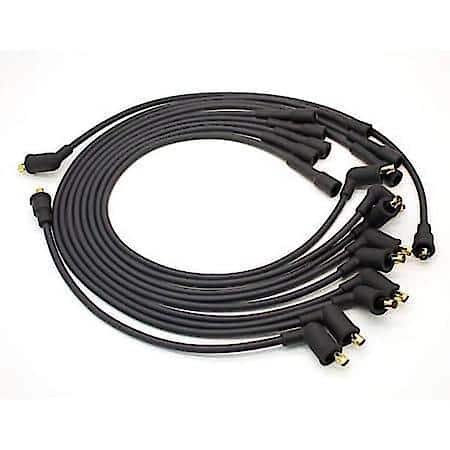 708105 Flame-Thrower Spark Plug Wires 8 Cyl Custom Fit Black