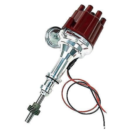 Dist Billet I3 Ford SB red cap