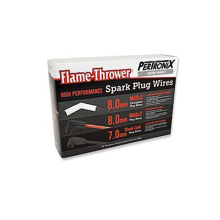 708190 Flame-Thrower Spark Plug Wires 8 cyl Universal 90 Degree Black
