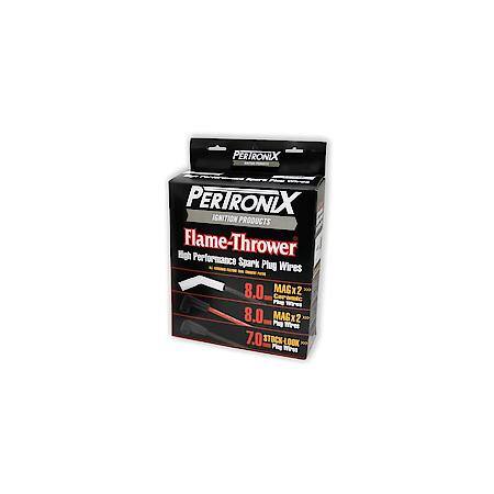 808290 Flame-Thrower Spark Plug Wires 8 cyl 8mm Universal 90 Degree Black