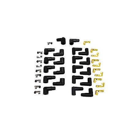 808290 Flame-Thrower Spark Plug Wires 8 cyl 8mm Universal 90 Degree Black