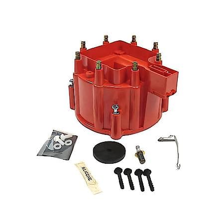 D4051 Flame-Thrower HEI Distributor Cap Red