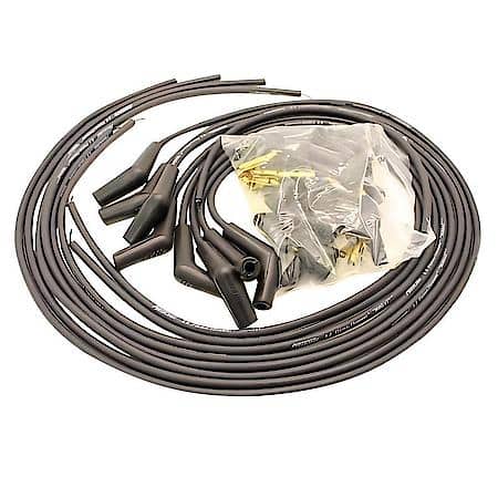 808215 Flame-Thrower Spark Plug Wires 8 cyl 8mm Universal 115 Degree Black
