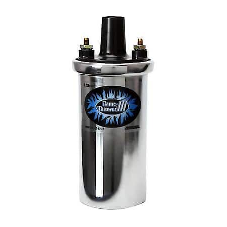 Flame Thrower III Canister Coil: 45k Secondary Voltage, .32 ohm, Oil filled, 1 pk, Low resistance.