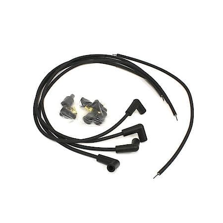 704190 Flame-Thrower Spark Plug Wires 4 Cyl British Universal 90 Degree Black