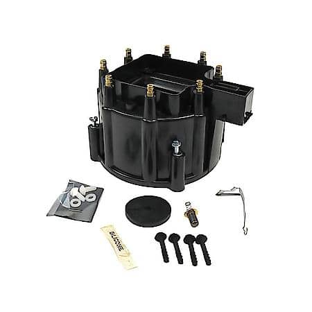 D4050 Flame-Thrower HEI Distributor Cap Black