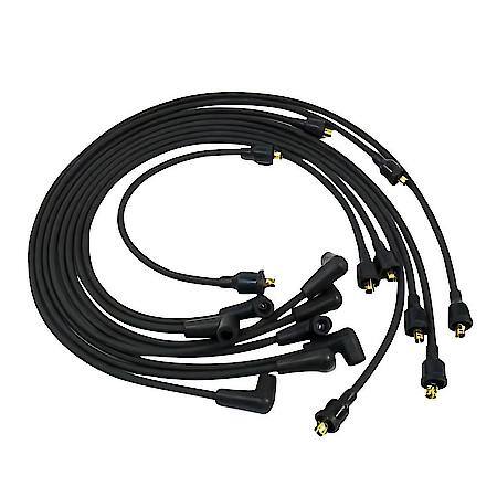 708103 Flame-Thrower Spark Plug Wires 8 Cyl Gm Custom Fit Black