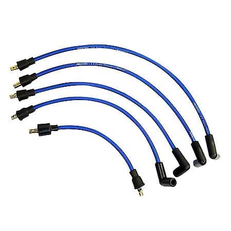 804309 Flame-Thrower Spark Plug Wires 4 cyl 8mm Austin/MG Blue
