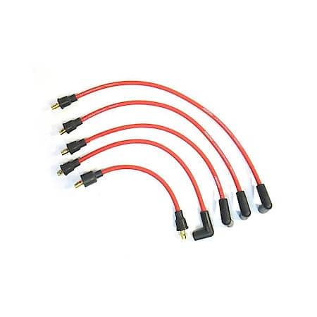 804412 Flame-Thrower Spark Plug Wires 4 cyl 8mm Austin/MG Red