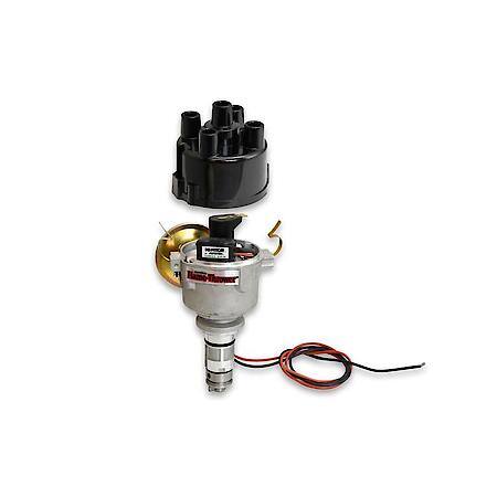 Dist British 4 cyl cast Ignitor vac top exit cap