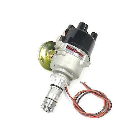 Dist British 4 cyl cast Ignitor vac top exit cap