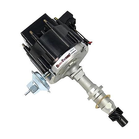D1200 Flame-Thrower Distributor Hei Pontiac Small Block/Big Block Black Cap