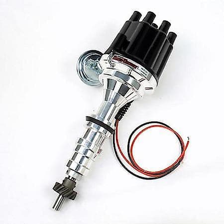 Dist Billet I3 Ford 351C, Black Cap