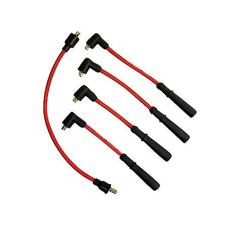 804414 Flame-Thrower Spark Plug Wires 4 cyl 8mm Triumph Type#2 Red