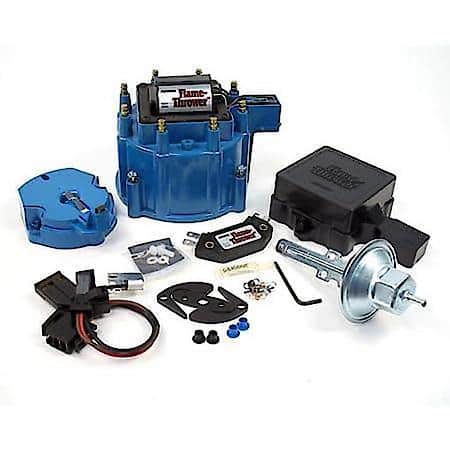 D8002 Flame-Thrower Gm Hei Tune Up Chevrolet/Cadillac Kit Blue Cap