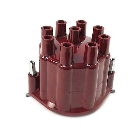 D651701 Cap Red 8 Cylinder Flame-Thrower Marine Billet Distributor