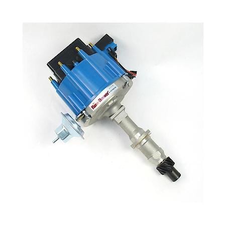D1202 Flame-Thrower Distributor Hei Pontiac Small Block/Big Block Blue Cap