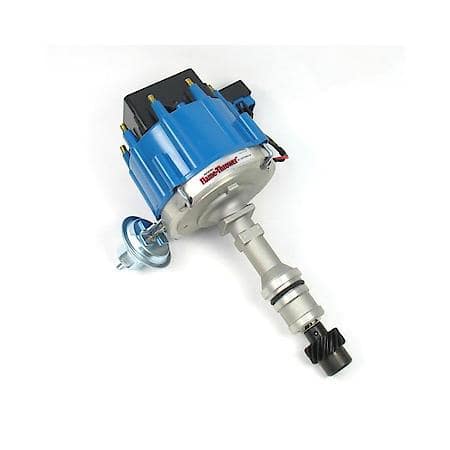 D1102 Flame-Thrower Distributor Hei Oldsmobile V8 Blue Cap