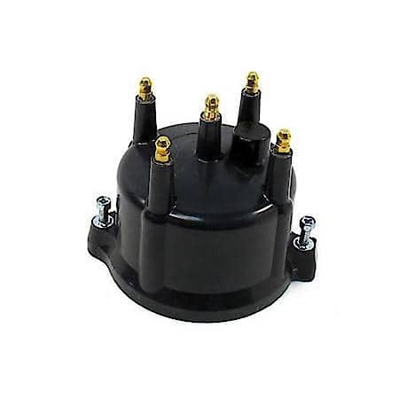 D654710 Cap Black 4 Cylinder Flame-Thrower Billet Distributor