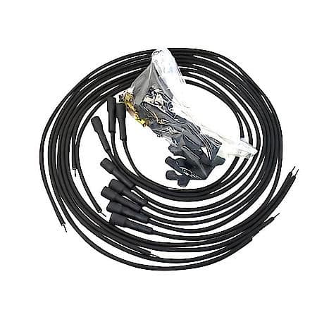 708180 Flame-Thrower Spark Plug Wires 8 cyl Universal 180 Degree Black