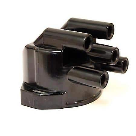 D654609 Cap Black Side Exit 4 Cylinder British Cast Distributor
