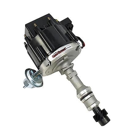 D1100 Flame-Thrower Distributor Hei Oldsmobile V8 Black Cap