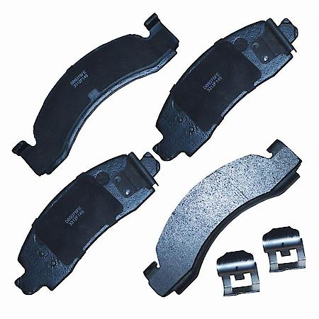 Severe Duty Brake Pads: Semi-metallic, With Hardware, Ideal for Heavy Towing