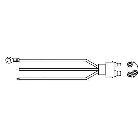 10 Inch 3-Wire Straightpigtail