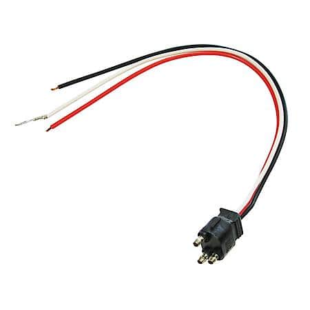 10 Inch 3-Wire Straightpigtail