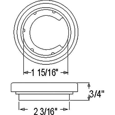 2" Flush Mount Grommet