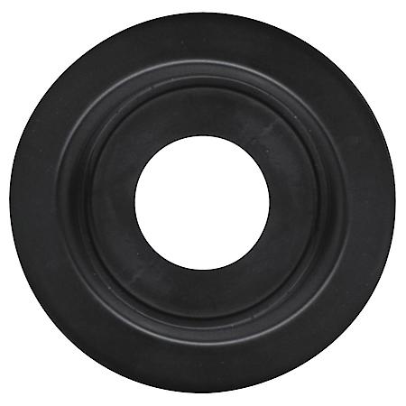 2.5 Inch Open Back, Flush Mount Black Grommet