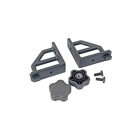 Dee Zee Headache Rack Mount, 250 Pound Capacity, Black, Aluminum, 2 Piece