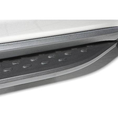 Powder Coated, Black, Aluminum, Unlighted, Requires Running Board Mounting Kit