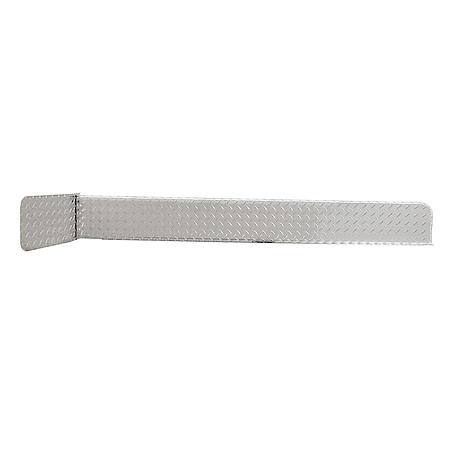 Powder Coated, Silver, Brite Tread Aluminum, Unlighted, Front Doors Only