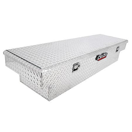 Crossover, Single Lid, Diamond Tread, Silver, Aluminum, 20"L X 69.75"W X 12.25"H