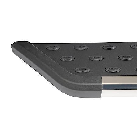Powder Coated, Black With Chrome Trim, Aluminum, Unlighted, Mounting Kit, 86" L