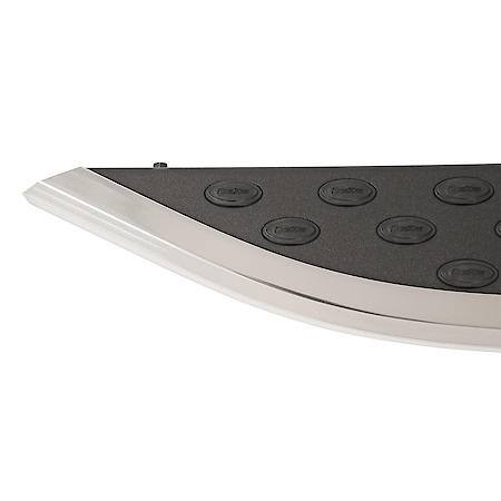 Powder Coated, Black With Chrome Trim, Aluminum, Unlighted